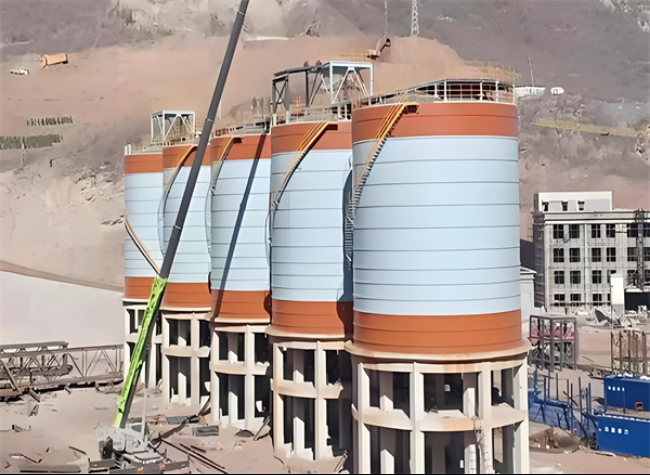 金山屯高架钢板仓